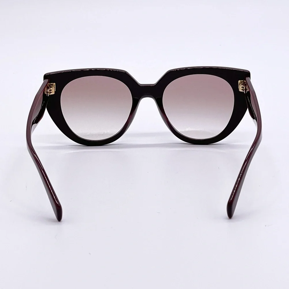 NEW PRADA PR14WS VIY1L0 WOMEN’S SUNGLASSES PRADA SPR 14W BURGUNDY PRADA PR 14WS - Picture 9 of 12